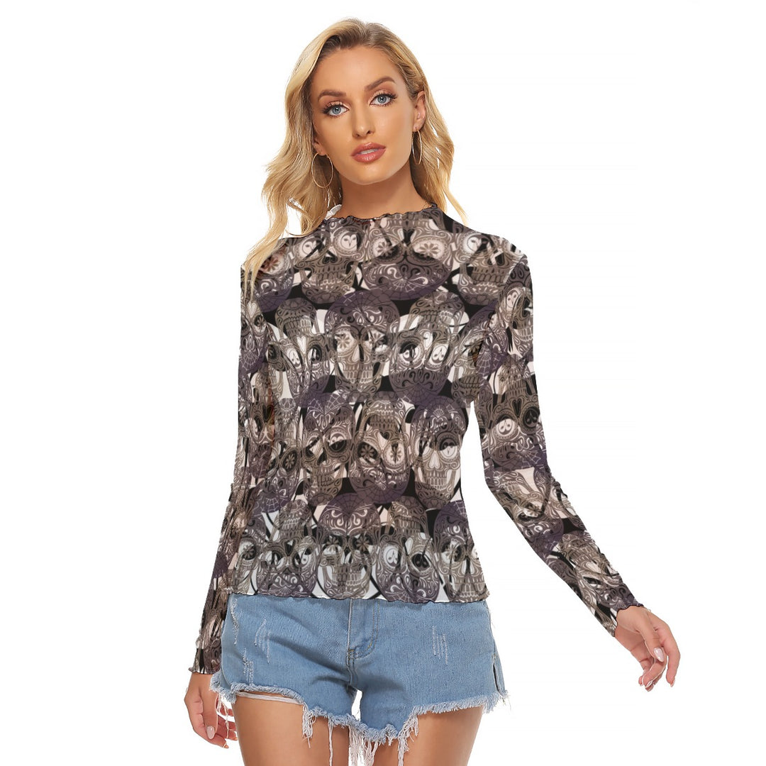 Sugar My Skulls | Mesh T-Shirt (XS-6XL) STYLE# HH146