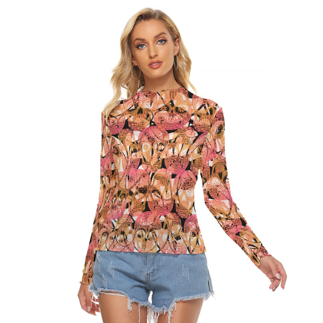 Sugar My Skulls | Mesh T-Shirt (XS-6XL) STYLE# HH147