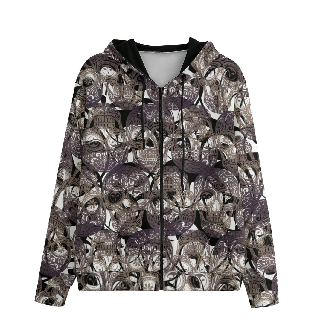Sugar My Skulls | Zip Up Hoodie (SM-6XL) STYLE# HH010