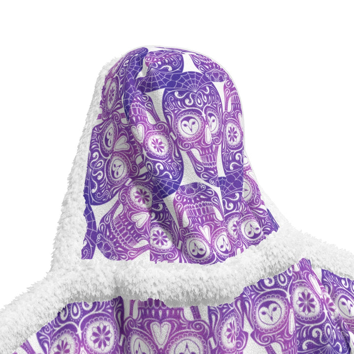 Sugar My Skulls | Wearable Blanket w/Hoodie (Sm-Med)