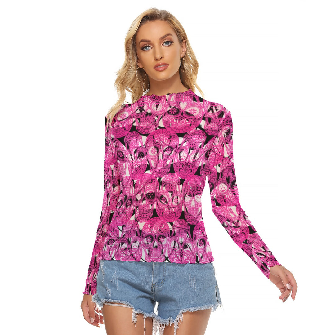 Sugar My Skulls | Mesh T-Shirt (XS-6XL) STYLE# HH153