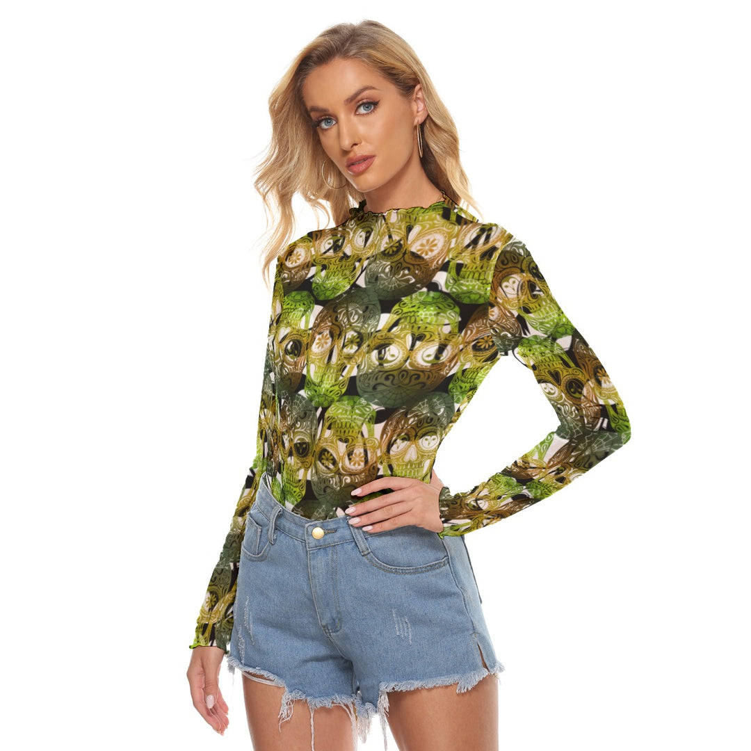 Sugar My Skulls | Mesh T-Shirt (XS-6XL) STYLE# HH150