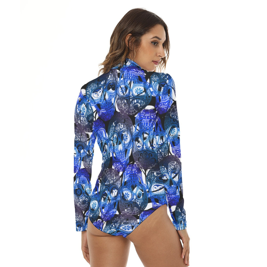 Sugar My Skulls | Bodysuit (SM-4XL) STYLE# HH063