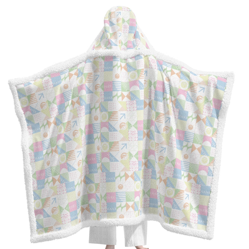 Downtown Bloom | Wearable Blanket w/Hoodie (Sm-Med)