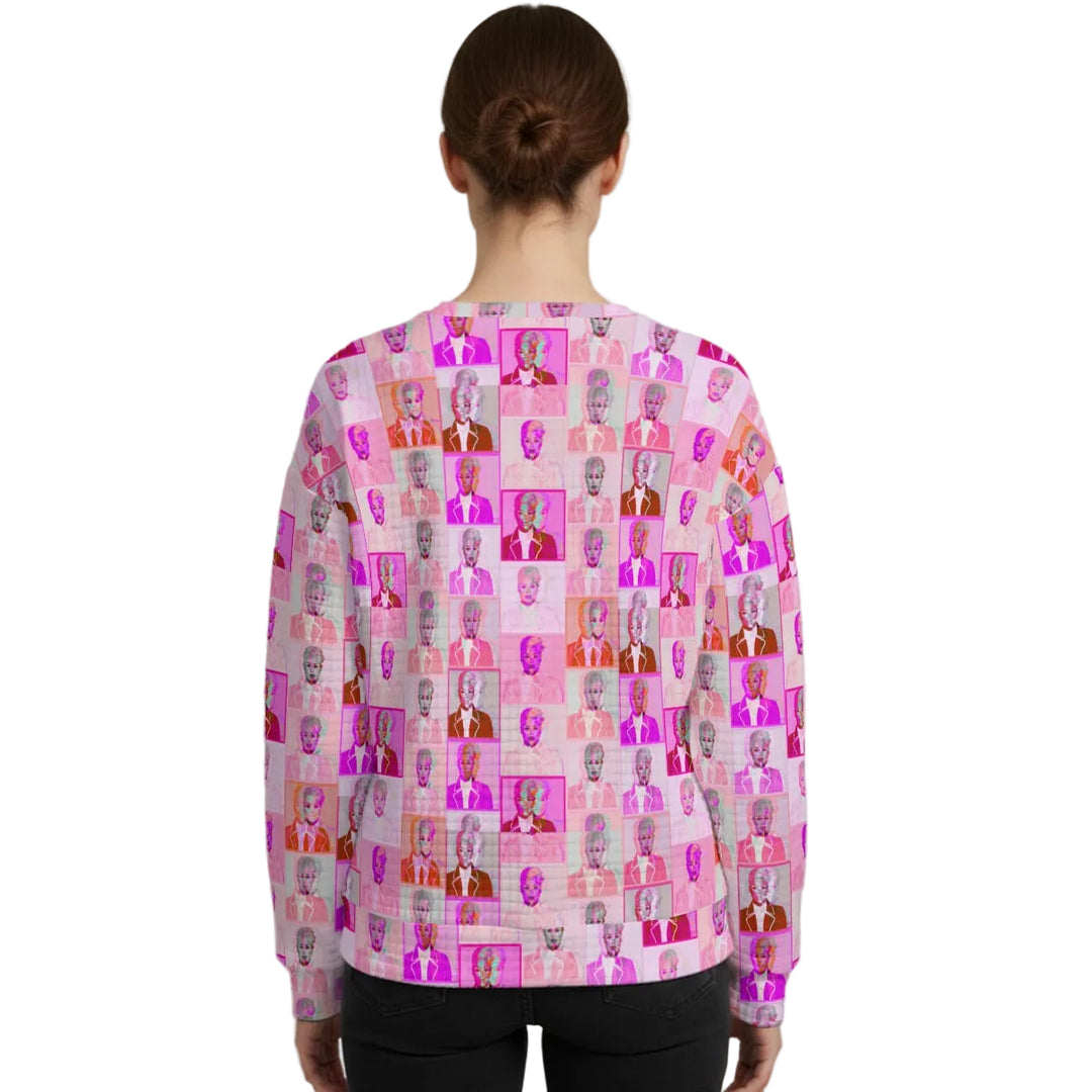 Thick Waffle Knit Sweatshirt | (XS-6XL)