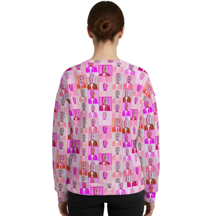 Thick Waffle Knit Sweatshirt | (XS-6XL)