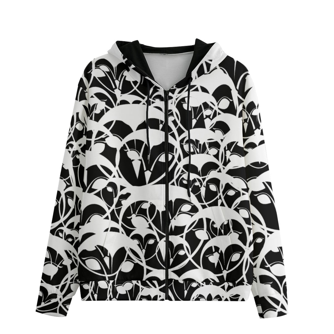 Downtown Bloom | Zip Up Hoodie (SM-5XL)