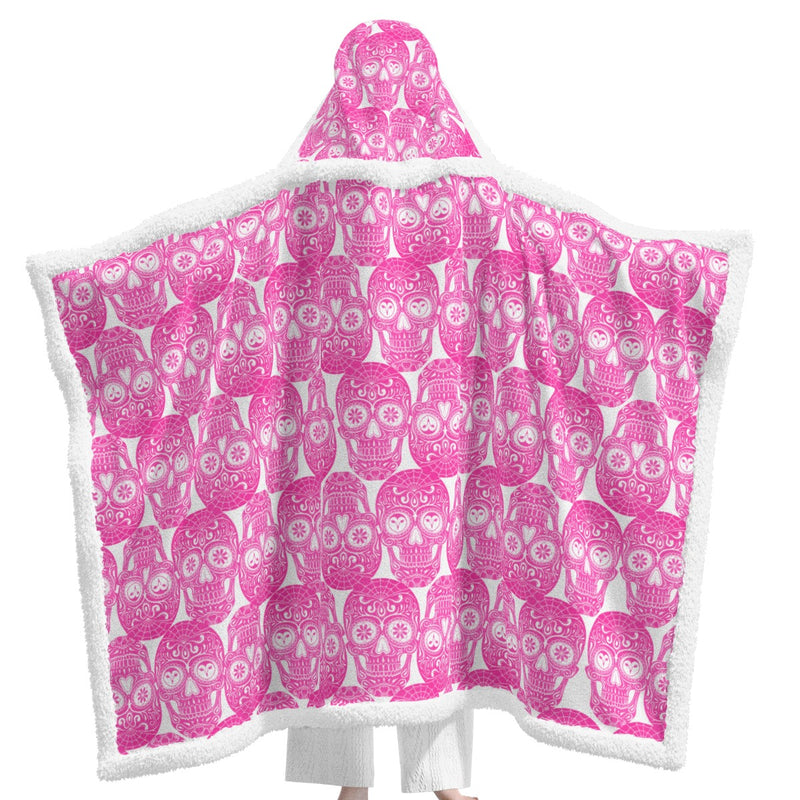 Sugar My Skulls | Wearable Blanket w/Hoodie (Sm-Med)