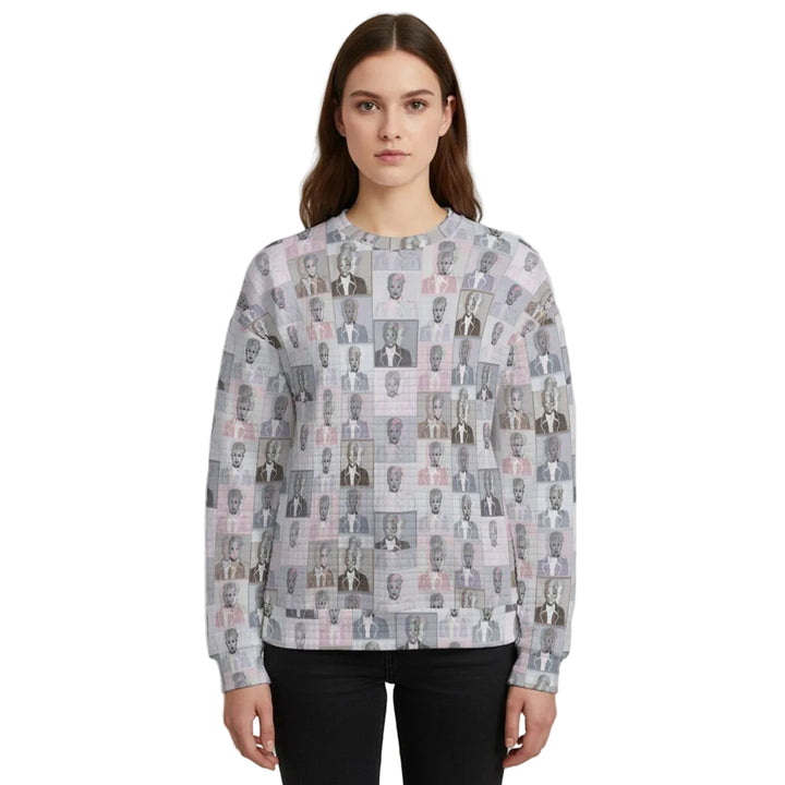 Thick Waffle Knit Sweatshirt | (XS-6XL)