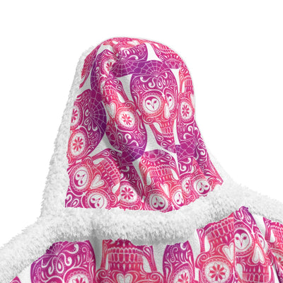 Sugar My Skulls | Wearable Blanket w/Hoodie (Sm-Med)