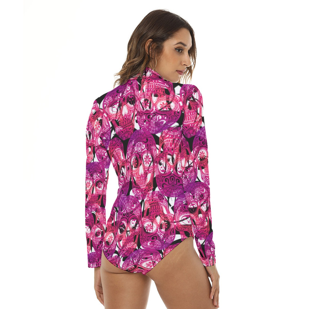 Sugar My Skulls | Bodysuit (SM-4XL) STYLE# HH057