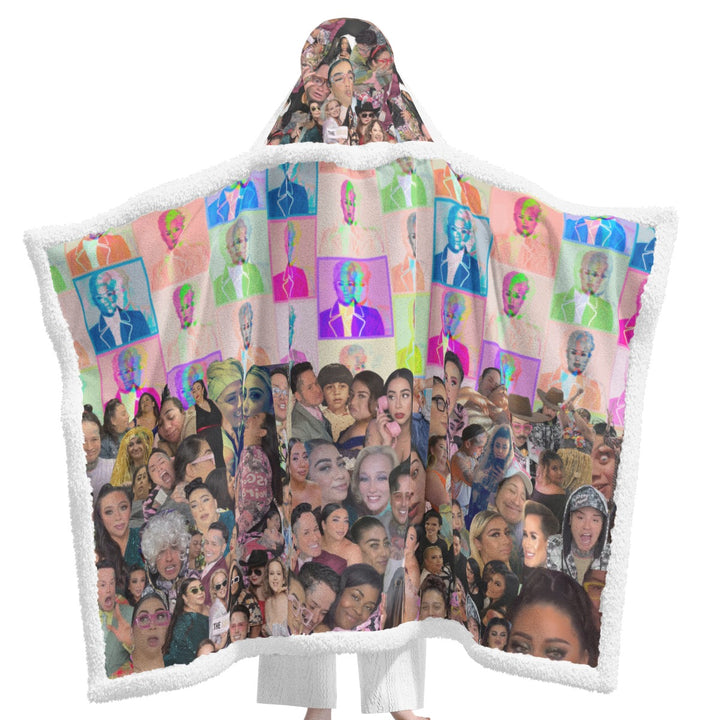 Wearable Blanket w/Hoodie (SM-LG)| Style# A04