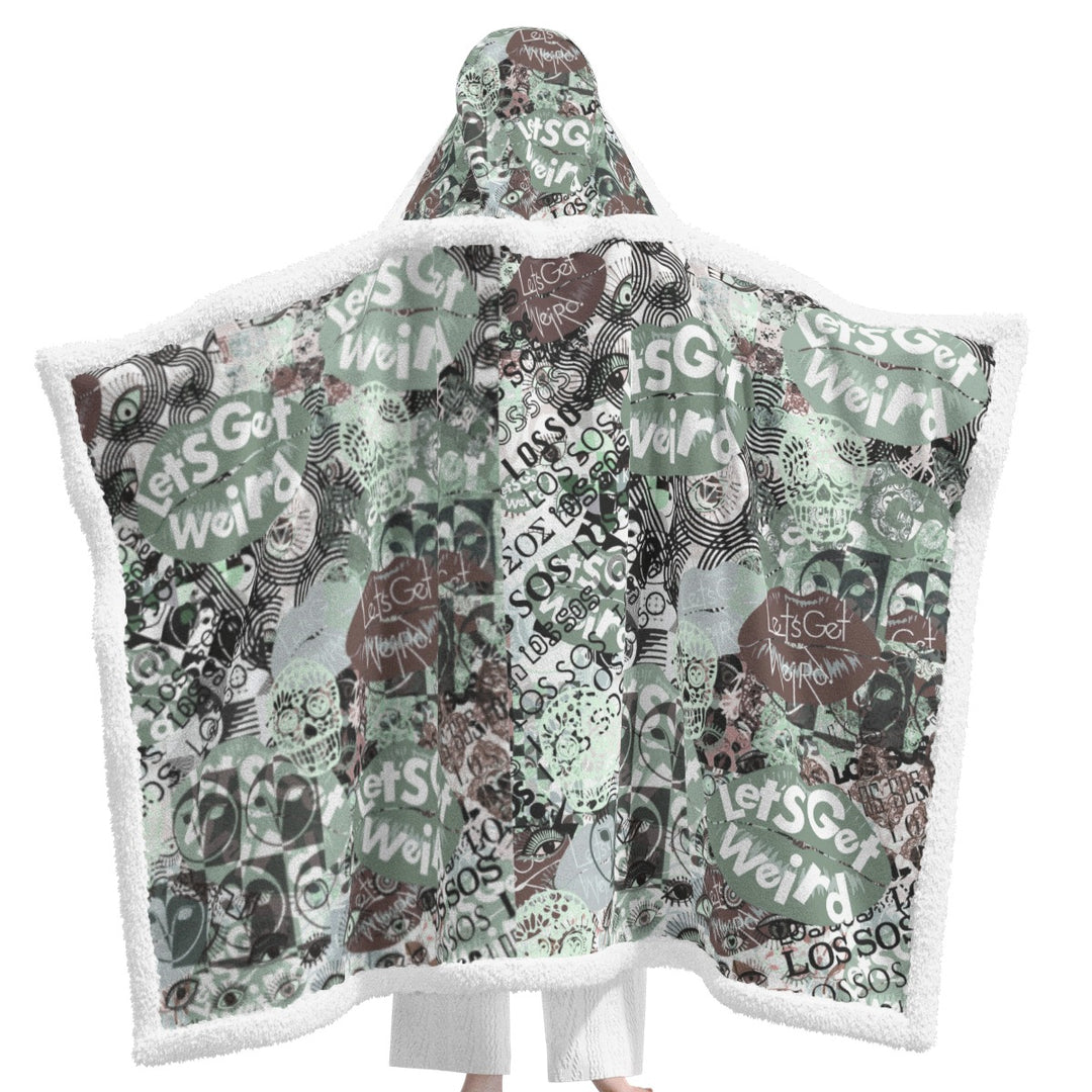 Let's Get Weird | Wearable Blanket w/Hoodie (Sm-Med)