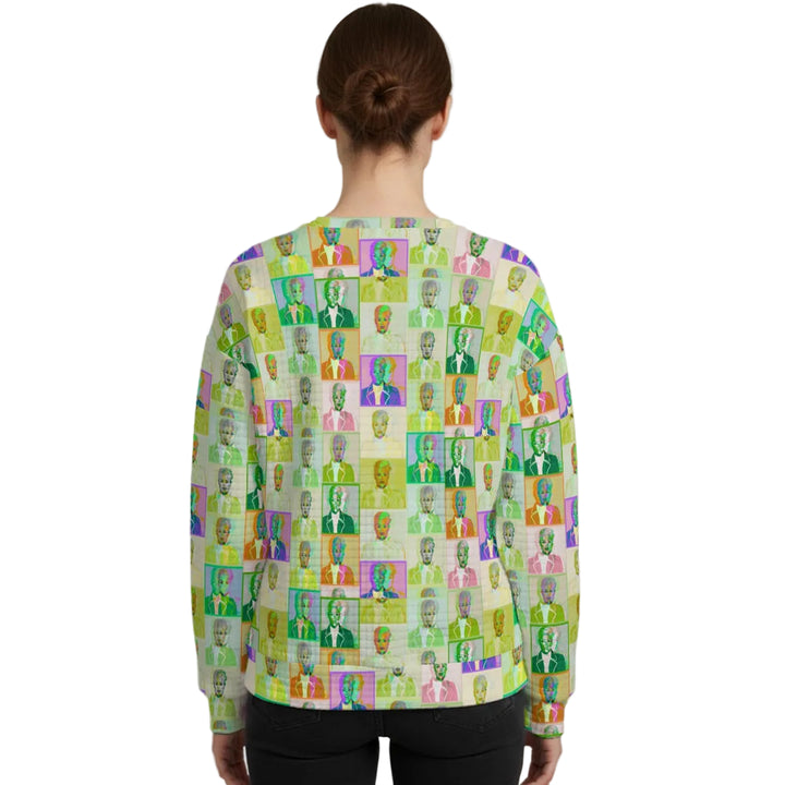 Thick Waffle Knit Sweatshirt | (XS-6XL)