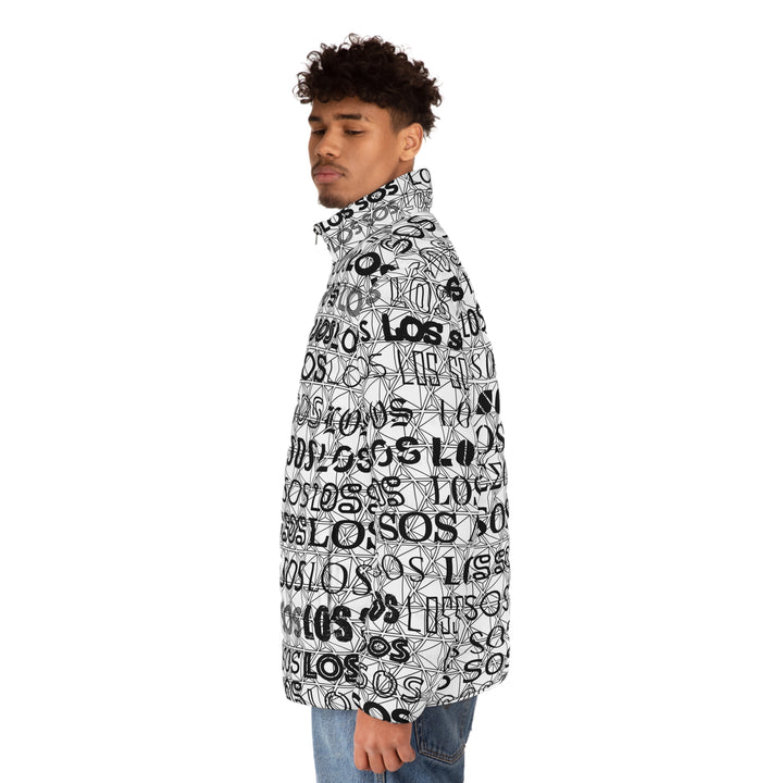 Downtown Bloom | Men's Puffer Jacket (SM-2XL)