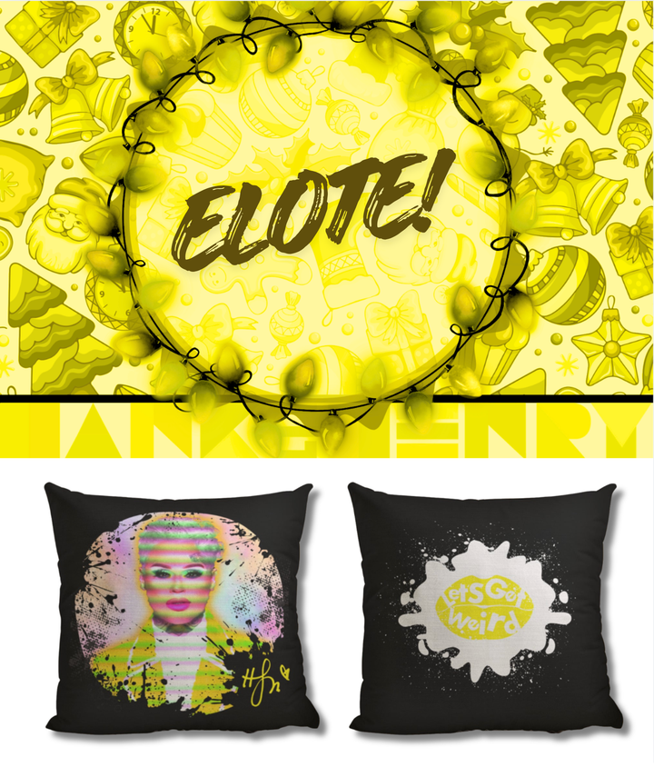 23pc. Christmas Mystery Boxes w/ 18"x18" Retro Glitz Pillow