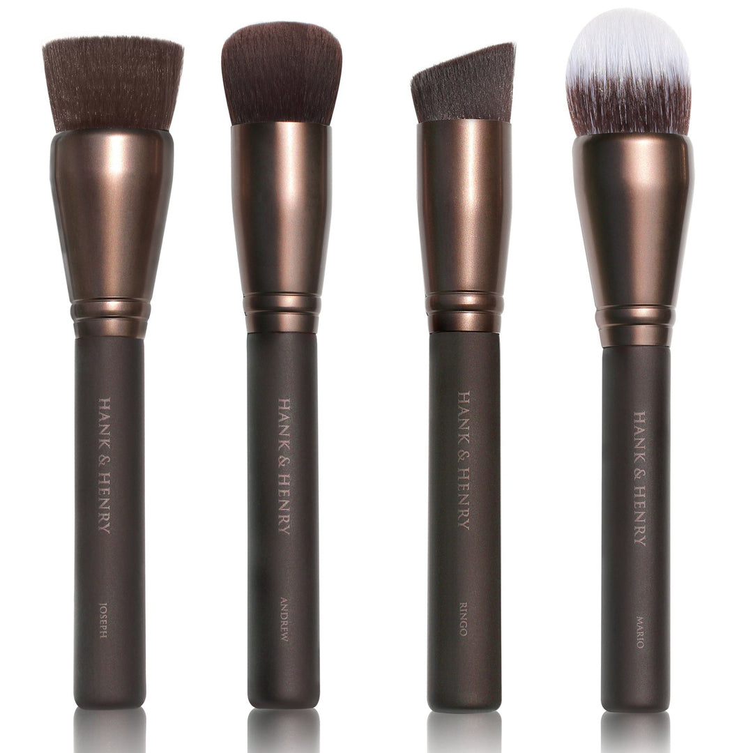 4pc. Velvet Touch Chocolate Sculpt Brush Bundle