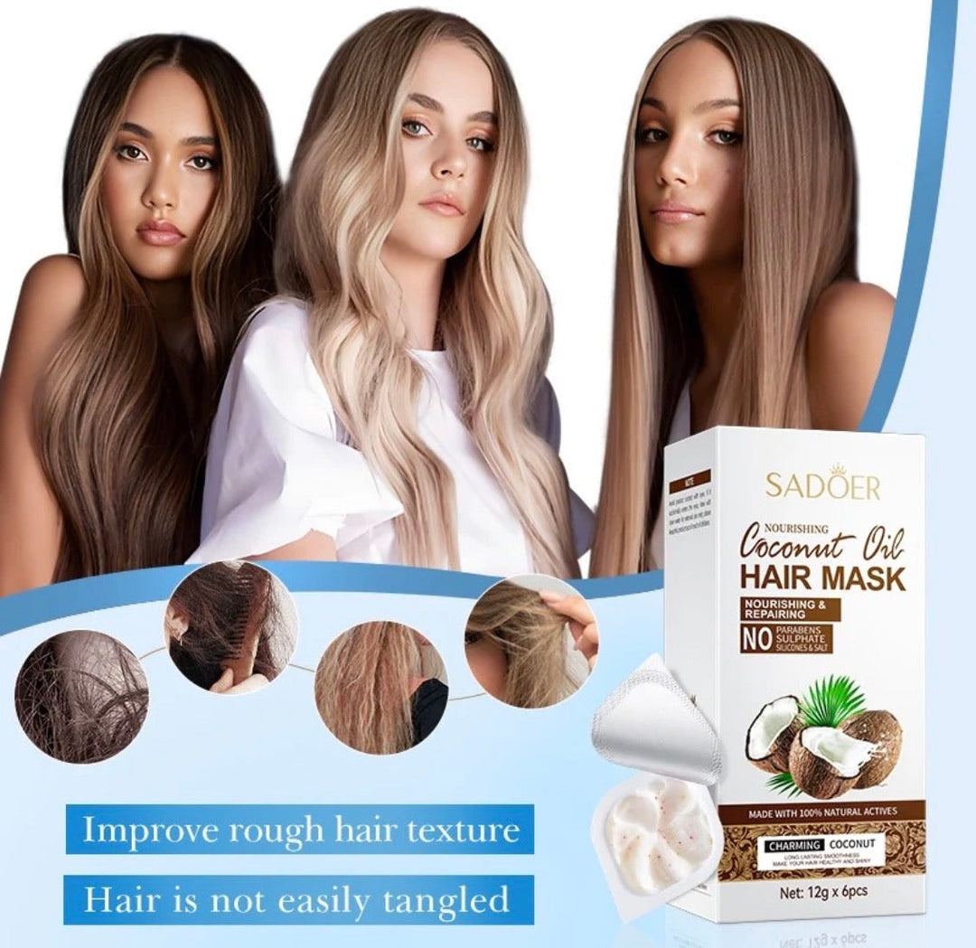 WSC SADOER Coconut Hair Mask 12g x 6pcs