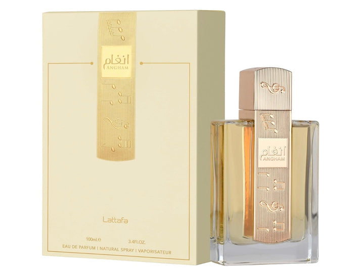 Lattafa Angham - Citrus, Lavender, Musk, Amber, Vanilla - Eau de Parfum Long-Lasting Fragrance for Unisex, 3.40 Ounce / 100 ml