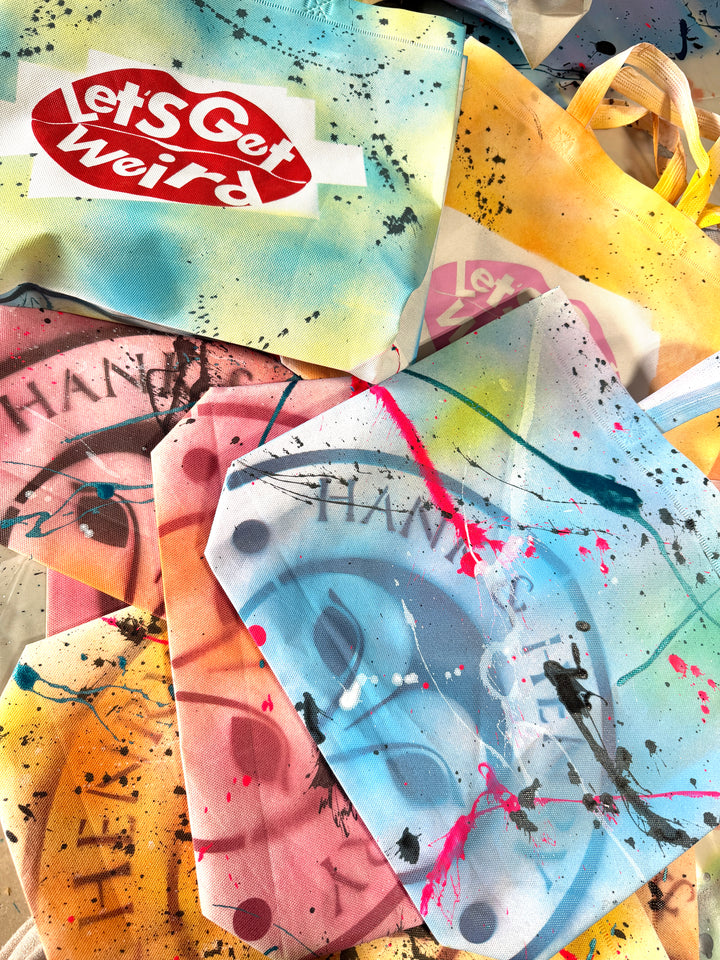 Painted by Henry Mystery Graffiti Tote