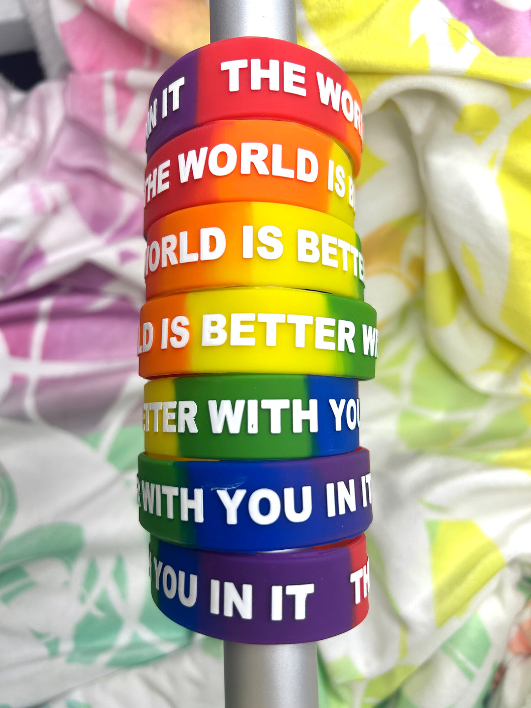 Rainbow Dreamer 3/4" Wristband | THE WORLD IS BETTER WITH YOU IN IT