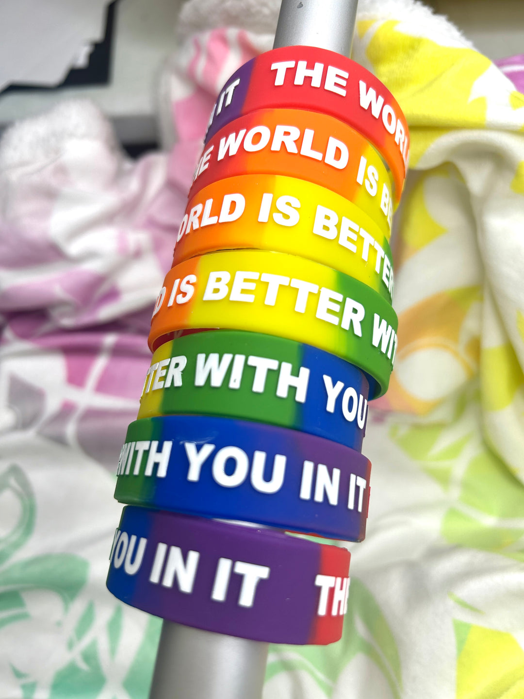 Rainbow Dreamer 3/4" Wristband | THE WORLD IS BETTER WITH YOU IN IT