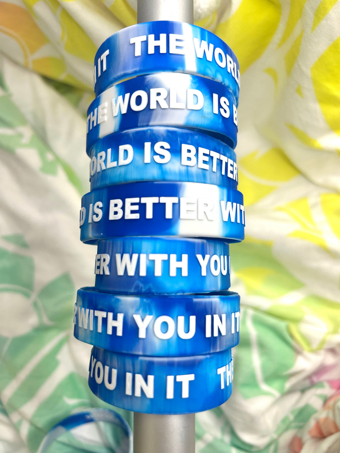 Lazy Sky 3/4" Wristband | THE WORLD IS BETTER WITH YOU IN IT