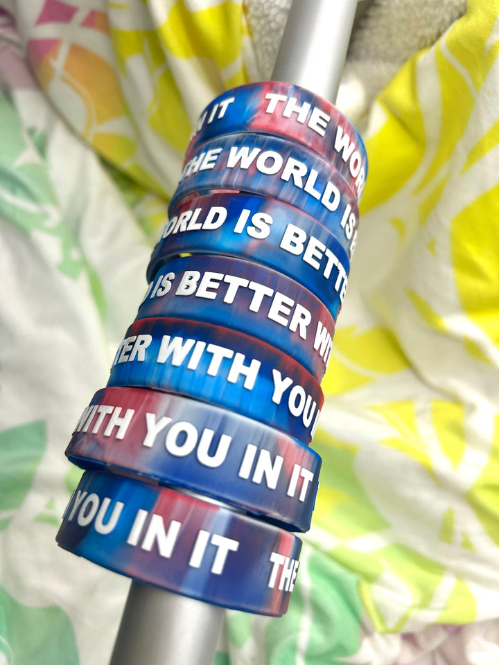 American Dreams 3/4" Wristband | THE WORLD IS BETTER WITH YOU IN IT