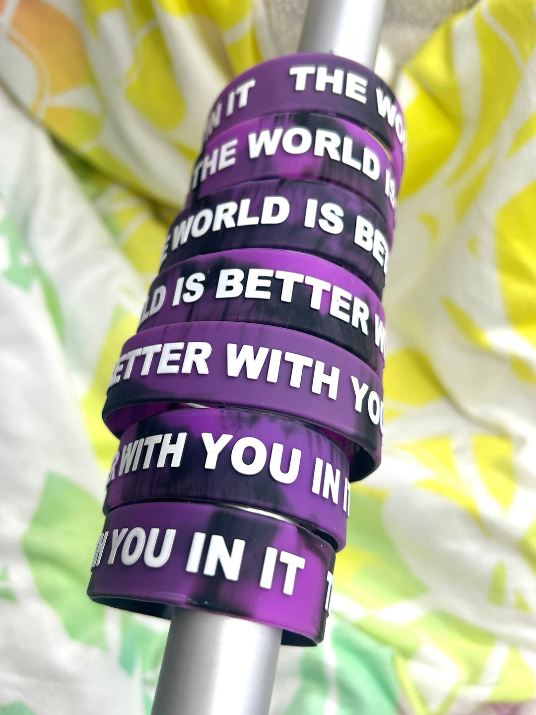 Purple Haze 3/4" Wristband | THE WORLD IS BETTER WITH YOU IN IT