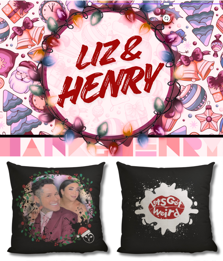 23pc.  Christmas Mystery Boxes w/ 18"x18" H&H Pillow