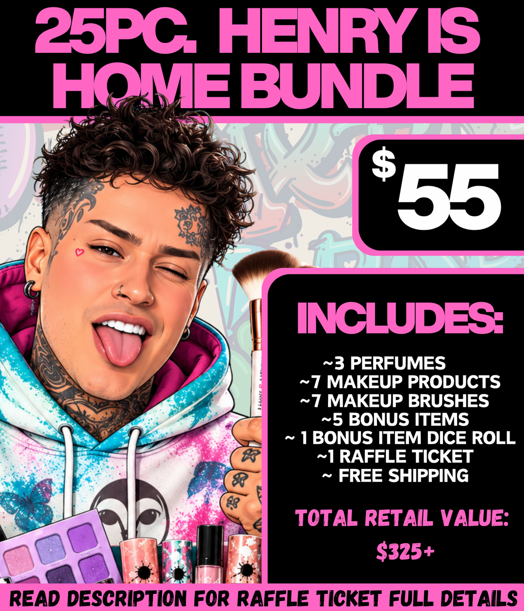 25pc. HENRY IS HOME MYSTERY BUNDLE