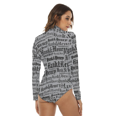 Women's Long Sleeve /Turtleneck Bodysuit (SM-4XL)