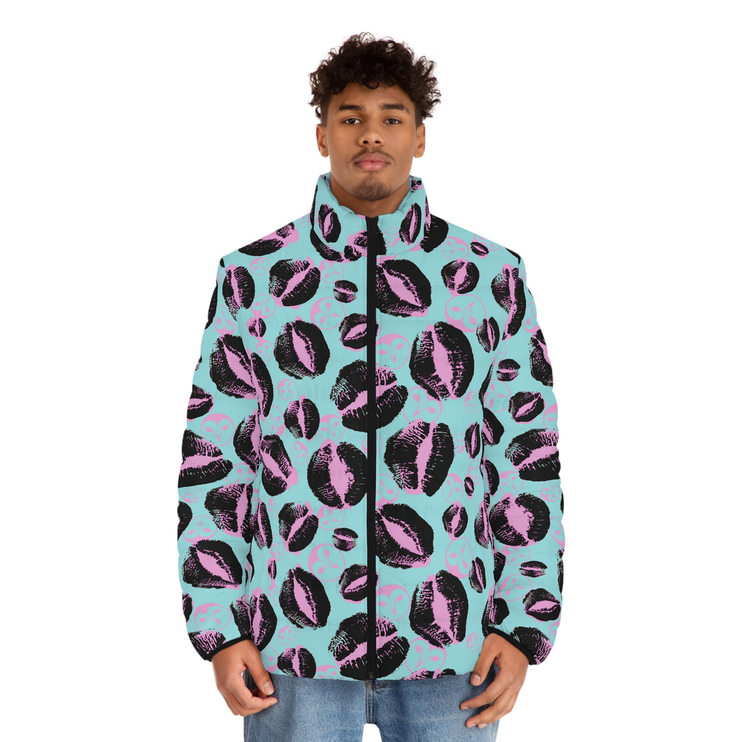 Kiss My Retro | Men's Puffer Jacket (SM-2XL)